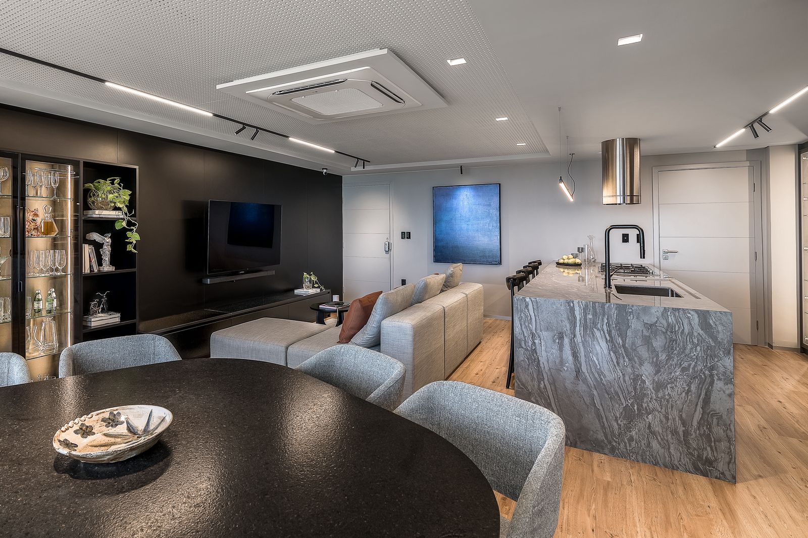 Ambiente residencial executado pela Jotter Construções