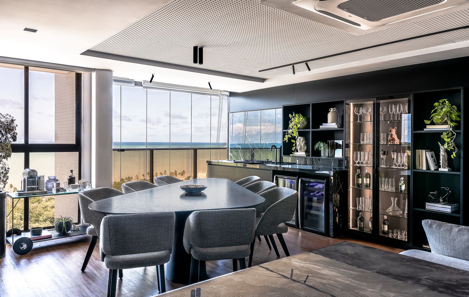 Ambiente residencial executado pela Jotter Construções